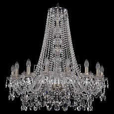 Подвесная люстра bohemia ivele crystal 1411 1411-16-300-h-90-pa